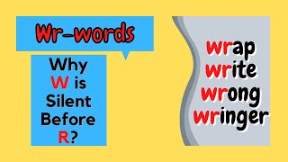 Wr-words// Why Is W Silent In WR-words?