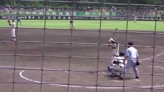 三田松聖ｖｓ神戸国際大附（２０１４夏兵庫大会・決勝）　５回