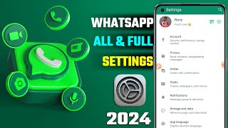 WhatsApp All Settings [2024] WhatsApp New Tips Tricks