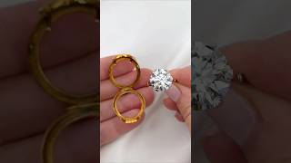 Thoughts? Ring jacket transforms a diamond solitaire ring into a large gold ring