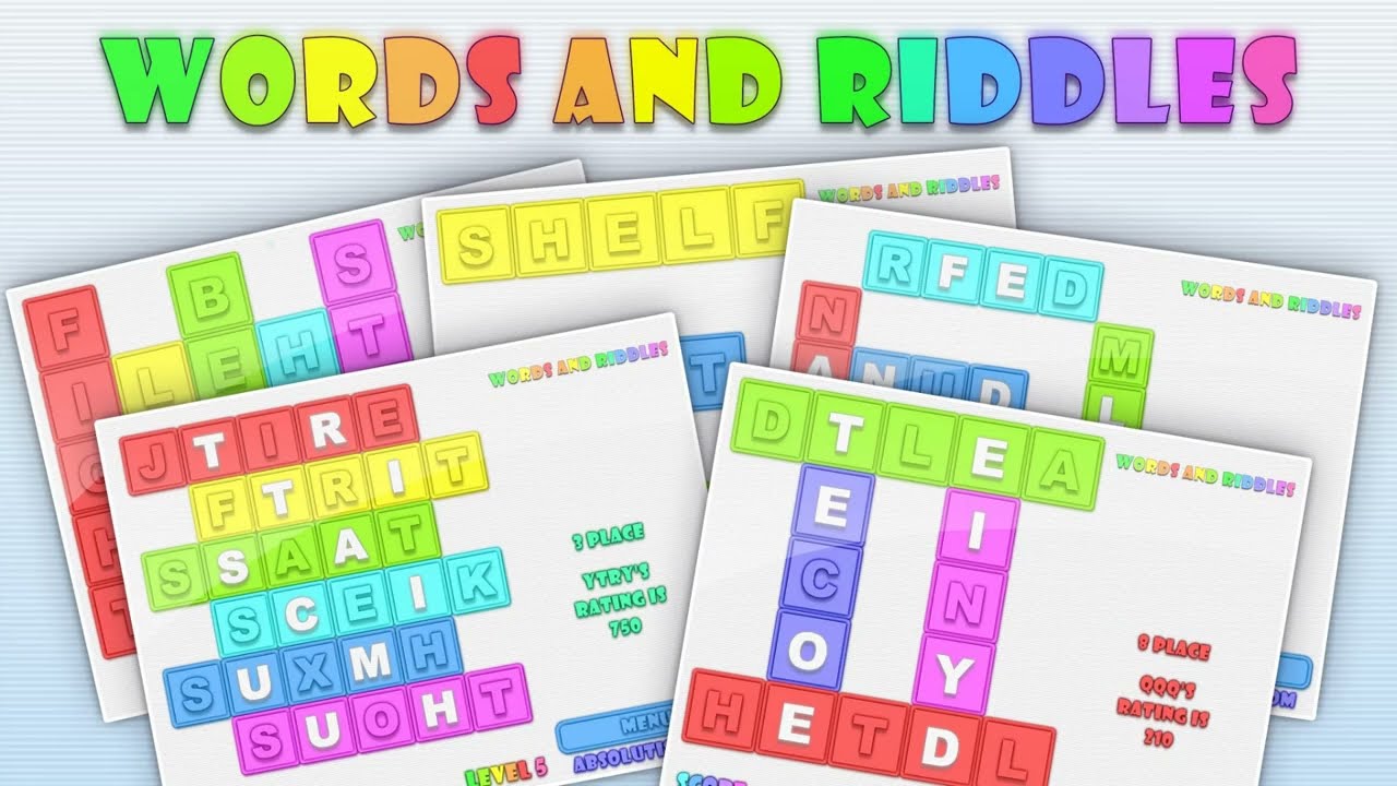 NEW WORD GAME・Words And Riddles: Crosswords・Master 9 Languages, Solve ...