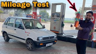 Mileage Test of My #maruti800 | शानदार average दी है 😍 #maruti800lovers