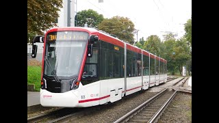 Straßenbahn Erfurt Tramlink Führerstandsmitfahrt Linie 3 Urbicher Kreuz-Hauptbahnhof (2021)