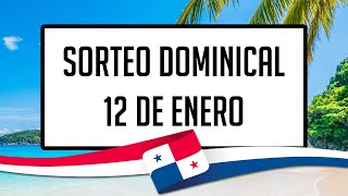 Resultados Lotería de Panamá Domingo 12 de Enero de 2025 - Lotería nacional de Panamá de hoy