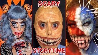TikTok Makeup Storytime Compilation Scary Stories🎃👻 SFX