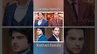 Goenka family 🆚 Kothari family #yrkkh #anupama #samesame but different #ytshorts #newshorts#trending