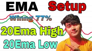 Ema Trading Setup? 20 Ema High 20 Ema Low Setup \u0026 Price Action 🔥