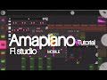 How to make amapiano on fl studio mobile 2023 | like Tyler ICU | Amapiano log drum tutorial 2023