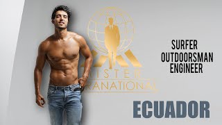 Mister Supranational Ecuador 2023/ Bruno Barbieri Roggiero/Engineer/Surfer/Outdoorsman