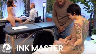 'Nude & Tattooed' Flash Challenge | Ink Master (Season 4)