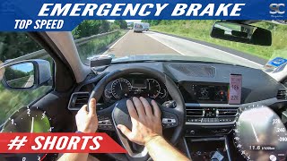EMERGENCY Brake on the Autobahn