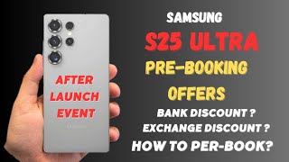 How to Pre Order Samsung s25 Ultra | Samsung s25 Ultra Pre Booking Offer #s25ultra