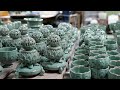 Marvelous Abyss Color! The Process of Making Special Treasure Pottery. Korean Pottery Master.[PartⅡ]