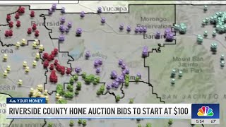 Riverside County home auction bids to begin at $100