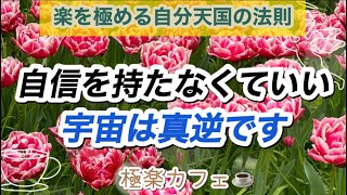 自信を持たなくていい。宇宙は真逆なんです。【引き寄せの法則】【自分天国の法則】