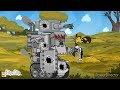 the greatest battle robo hitler against robo stalin. cartoons about tanks.