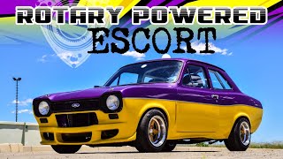 MK1 FORD ESCORT WITH A ROTARY ENGINE FROM A RACE CAR!