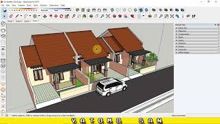 Cara Melihat Dari Atas Depan Samping KananKiri dan Belakang di Sketchup #sketchup #views #TampakDpn