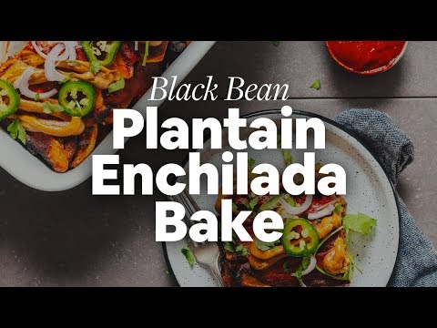 Spicy Plantain Black Bean Tacos