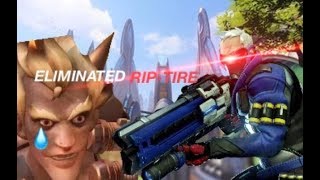 Destroying Junkrat's RIP Tire Compilation [Same Game]