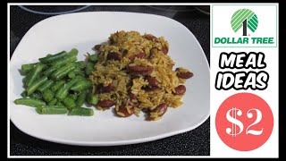 $2 Dollar Tree Meal for a Family of 6 | Budget Meal Idea - Jambalaya