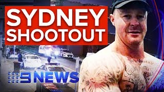 BREAKING NEWS: Video of deadly shootout outside police station | Nine News Australia