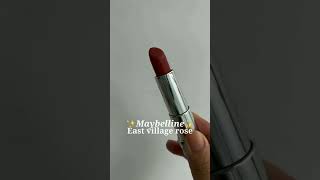 Maybelline New York Color Sensational Creamy Matte Lipstick - East Village Rose #lipstick