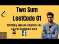 Leetcode two sum [twoSum] | Facebook Coding Interview | Java | Python