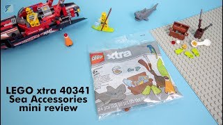 LEGO 40341 xtra Sea Accessories mini review