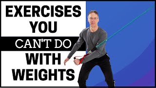 7 Exercises with Bands At Home, You Can't Do with Weights + Giveaway!
