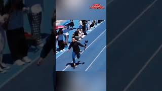 Cameraman chạy nhanh hơn cả các VĐV thi đấu nội dung chạy 100m| Moli Thể Thao #shorts