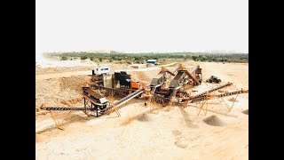 Crushing Screening Plant of 300 TPH Installation combined of Jaw Crusher,Cone Crusher,Vsi Crusher.