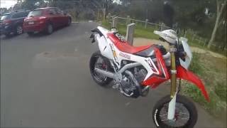 Honda CRF 250l super motard conversion