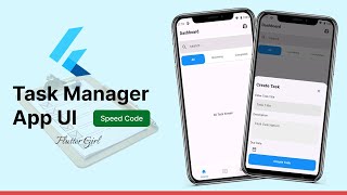 Flutter Task Manager App UI | Minimal To-Do App Design | Speed Code