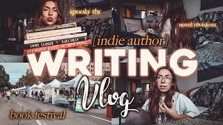 ✨indie author writing vlog✍🏻 // (spooky tbr📚, draft revisions + a rough start to the month😢)