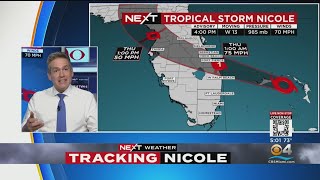 NEXT Weather: Tropical storm Nicole latest update 11/9/22 5PM.