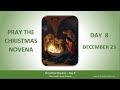 Day 8 - Christmas Novena - December 23