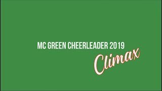 หลีดไคลแม็กซ์มงฟอร์ต 2562 - สีเขียว [ MC Climax Green Cheerleader 2019 ]