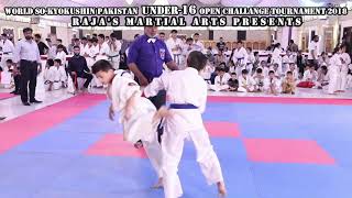So-Kyokushin Karate Under16 National tournament Amazing fight | Shihan Raja Khalid