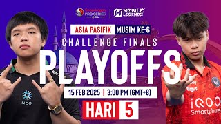 🔴 [BM] AP MLBB | Snapdragon Mobile Challenge Finals Playoffs | Musim ke-6 | Hari 5