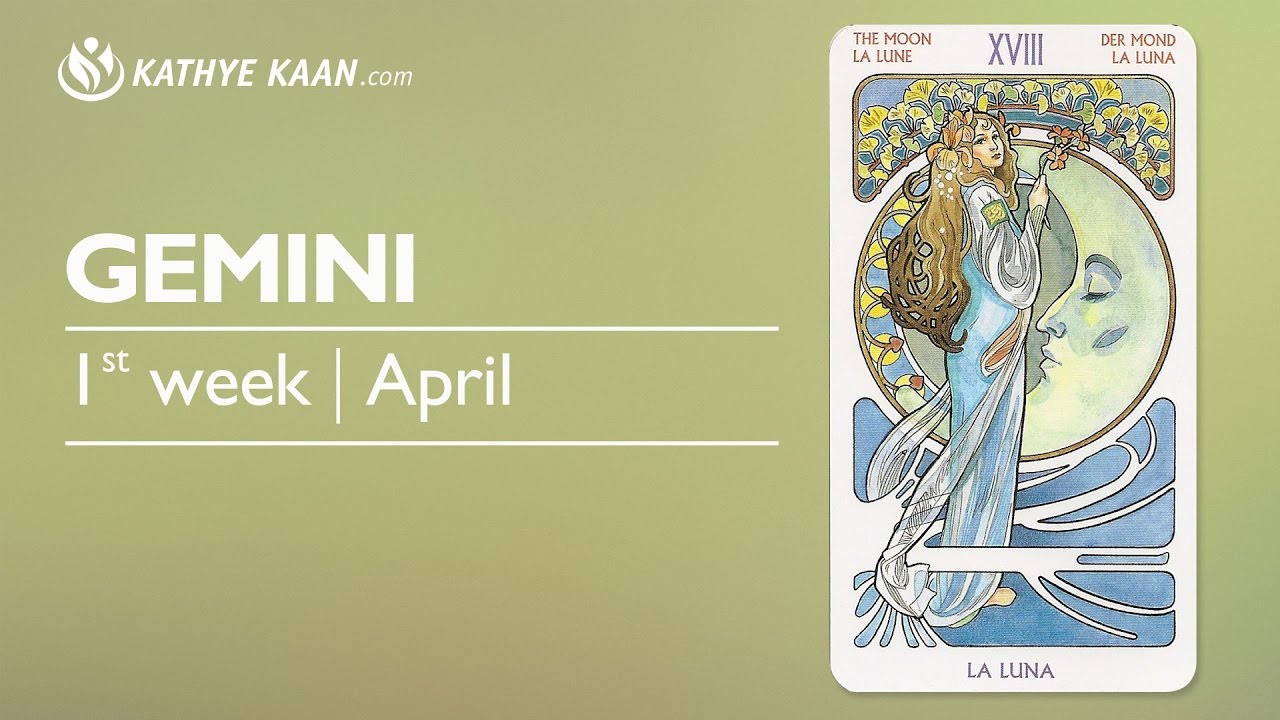 GEMINI Weekly Psychic Tarot Horoscope Reading | Week 14 | April 3 - 9 ...