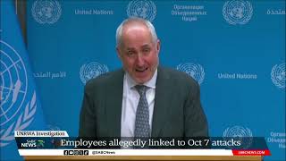 Israel - Gaza War | UNRWA employees allegedly linked to Oct 7 Hamas attacks