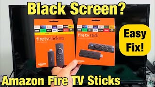 Amazon Fire TV Stick's: Black Screen? Easy Fixes!