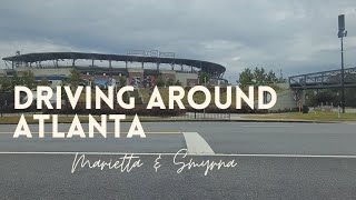 Drive around Metro Atlanta in 4k | Upper Smyrna/ Marietta | Part 1