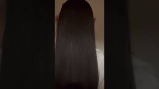 髪フェチさん用ショートJapanese dark hair for hair fetishes #darkhair #shinyhair #silkyhair #halfupstyle