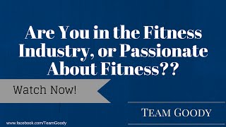 Are YOU in the Fitness Industry?