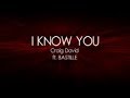 Craig David - I Know You ft. Bastille (Lyric Video)