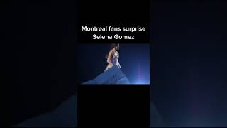 Montreal Fans Surprise Selena Gomez tiktok leightton