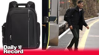 Rishi Sunak travels to one of country's poorest areas wearing £750 backpack