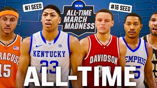 I Put The Greatest March Madness Teams Into One Tournament (Bracket Reveal)